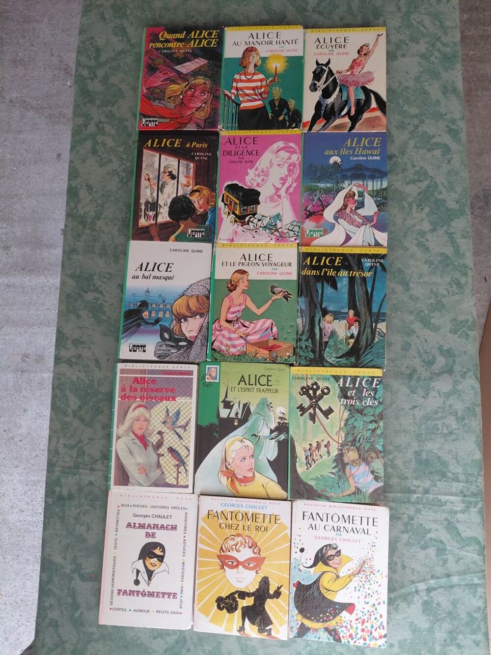 Minis- albums : bibliotheque verte et rose, en exelkent etat Livres et BD
