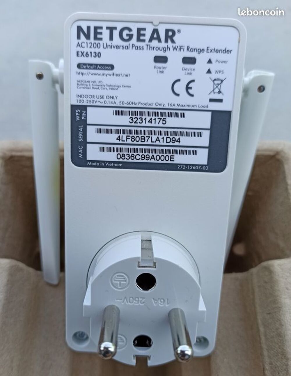 R&eacute;p&eacute;teur WIFI NETGEAR Matériel informatique