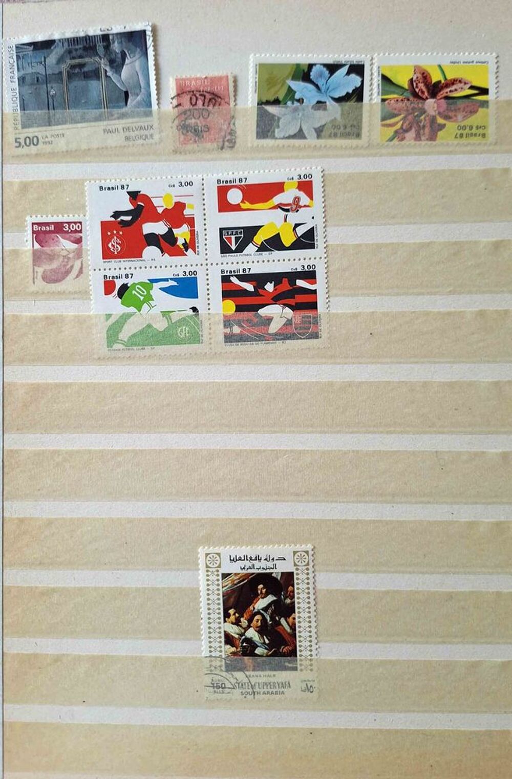 S&eacute;rie de timbres de collection du Br&eacute;sil (Bolivie) 