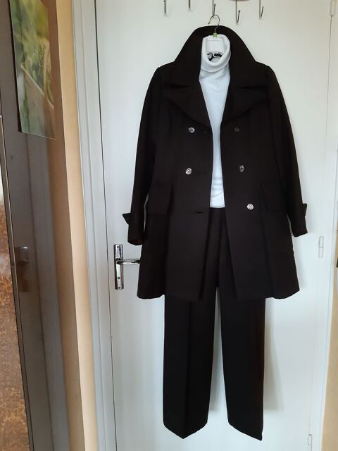 Ensemble Veste Longue & Pantalon 1970 marron. 20 Le Vernois (39)
