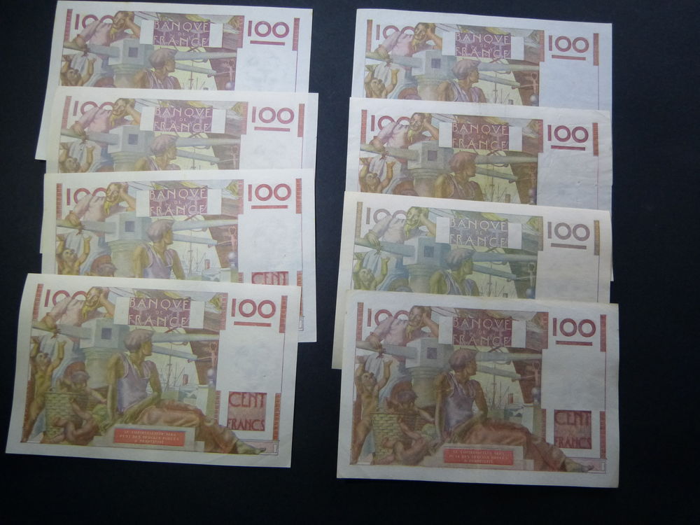F 28 100 f paysan lot de 15 billets neufs 