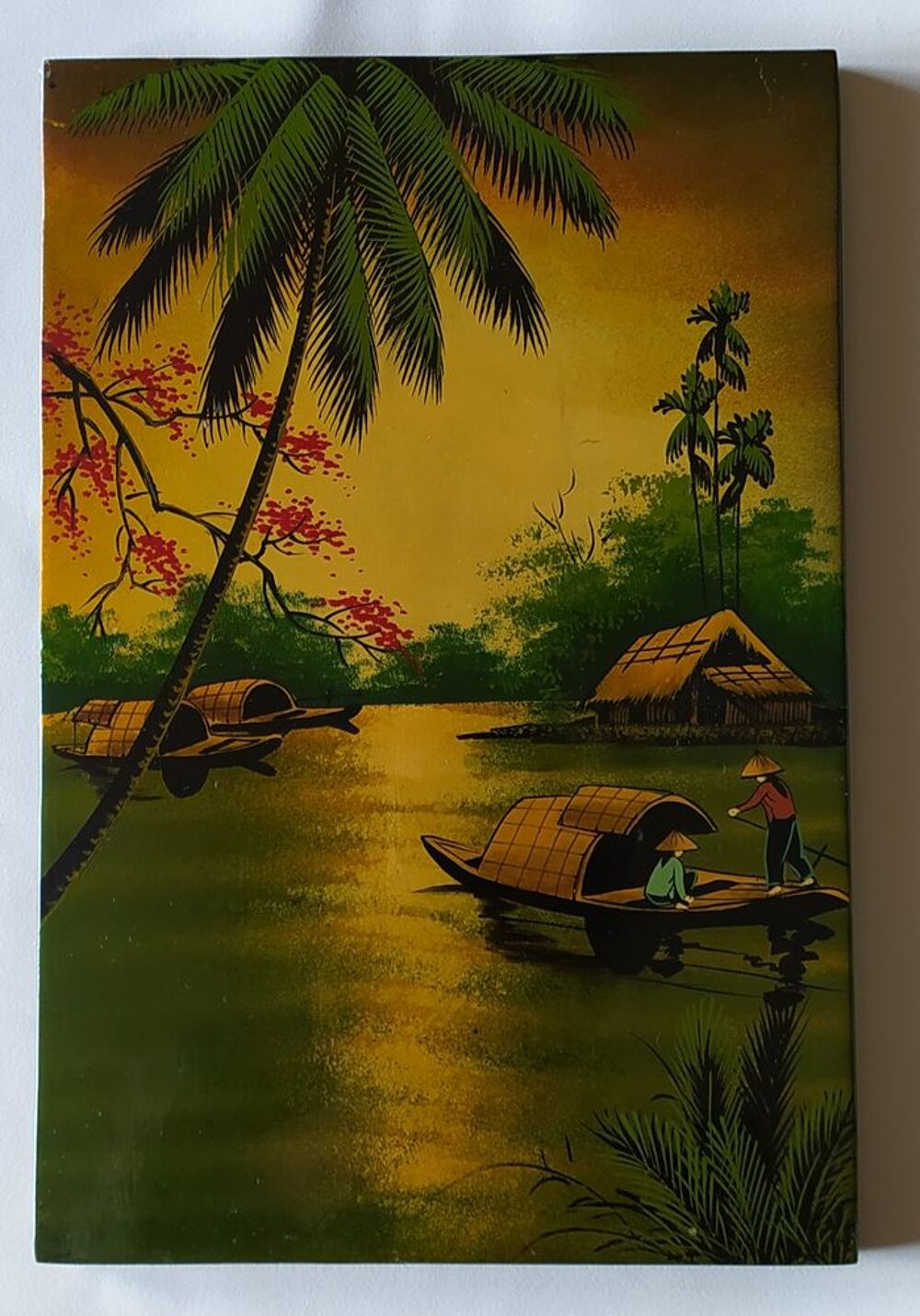 Tableaux laques vietnamiennes. Décoration