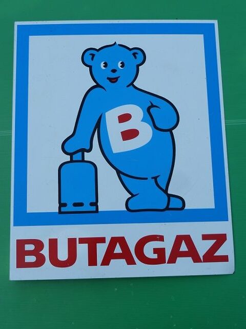 Plaque publicitaire BUTAGAZ 100 Marcilly-le-Hayer (10)