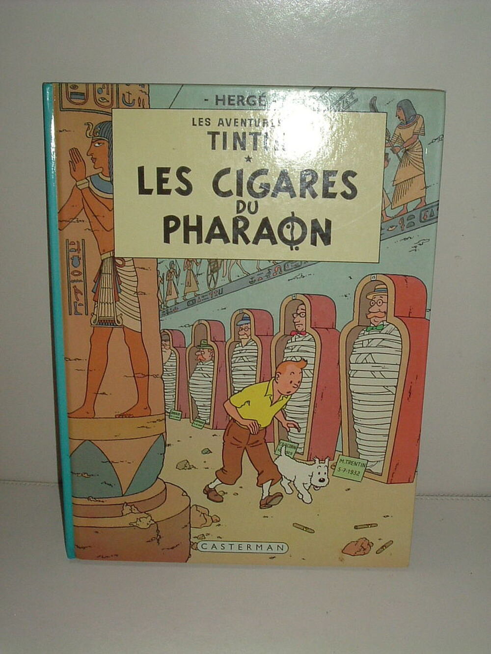 BD Tintin " Les Cigares du Pharaons " dos bleu Livres et BD