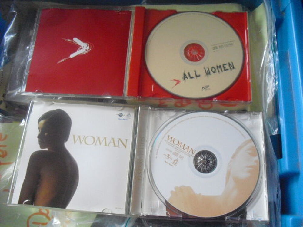 2 CD compilations ALL WOMEN et WOMAN 19 HITS le lot CD et vinyles