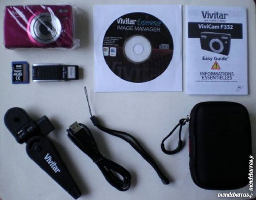 Appareil photo 14.1 Mpx VIVITAR F332 + bonus NEUF Photos/Video/TV