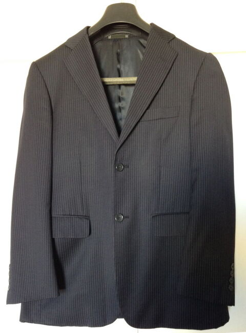 Costume homme, taille 46, noir 20 Paris 17 (75)