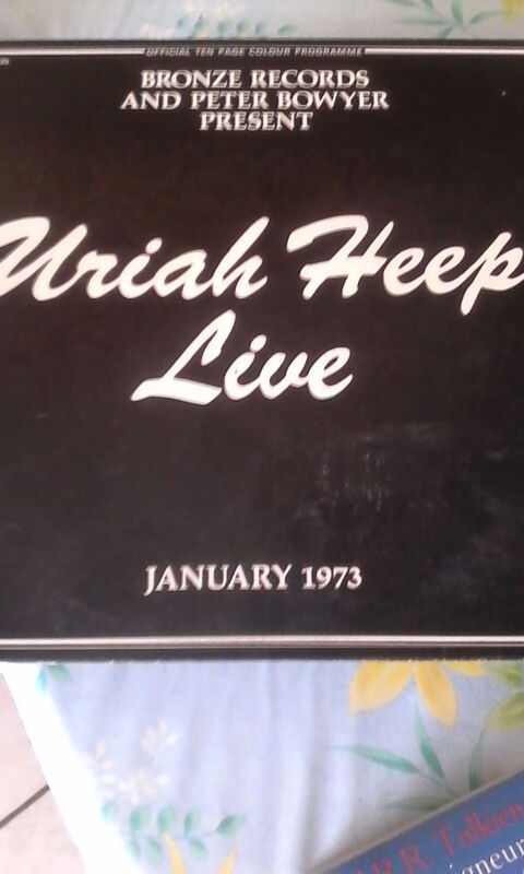 album 33 tours 
uriah heep live 
january 1973  20 Villenave-d'Ornon (33)