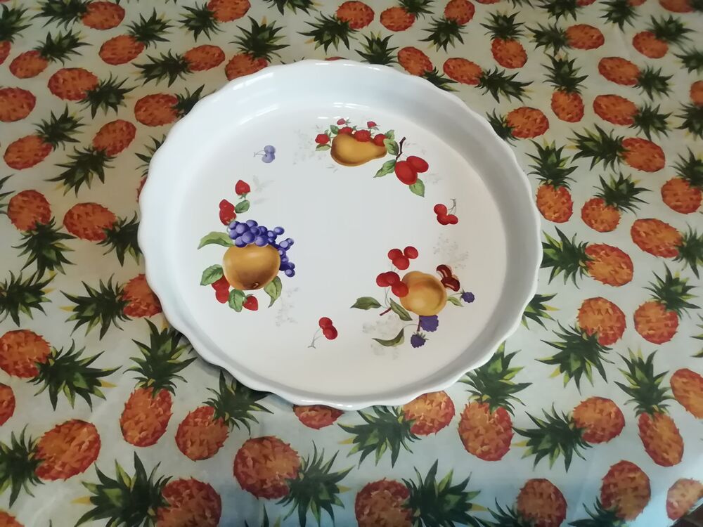 Magnifique plat d&eacute;cor d&eacute;pos&eacute; vintage ann&eacute;e 70 /80 Cuisine