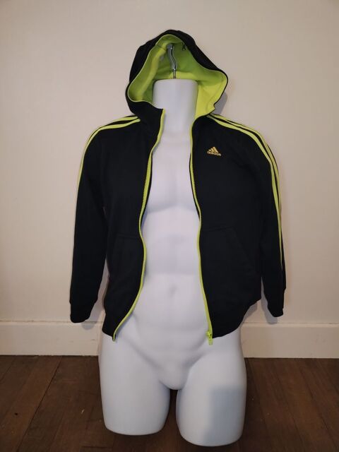 Veste de survêtement ADIDAS (noire/jaune) (Taille 12 ans) 5 Brillon-en-Barrois (55)