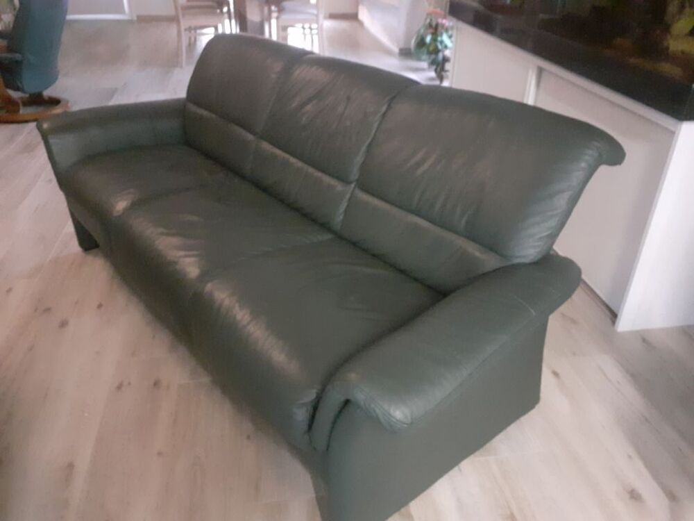 canap&eacute; cuir stressless 3 places Meubles