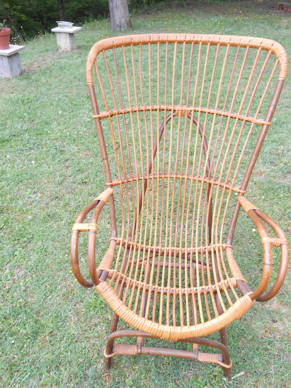 fauteuil rotin Dcoration