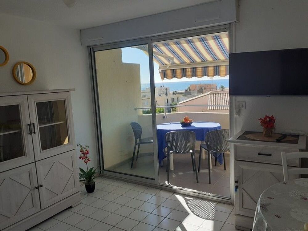   Narbonne-Plage Appartement 2 toiles T2 climatis vue Mer Languedoc-Roussillon, Narbonne Plage (11100)