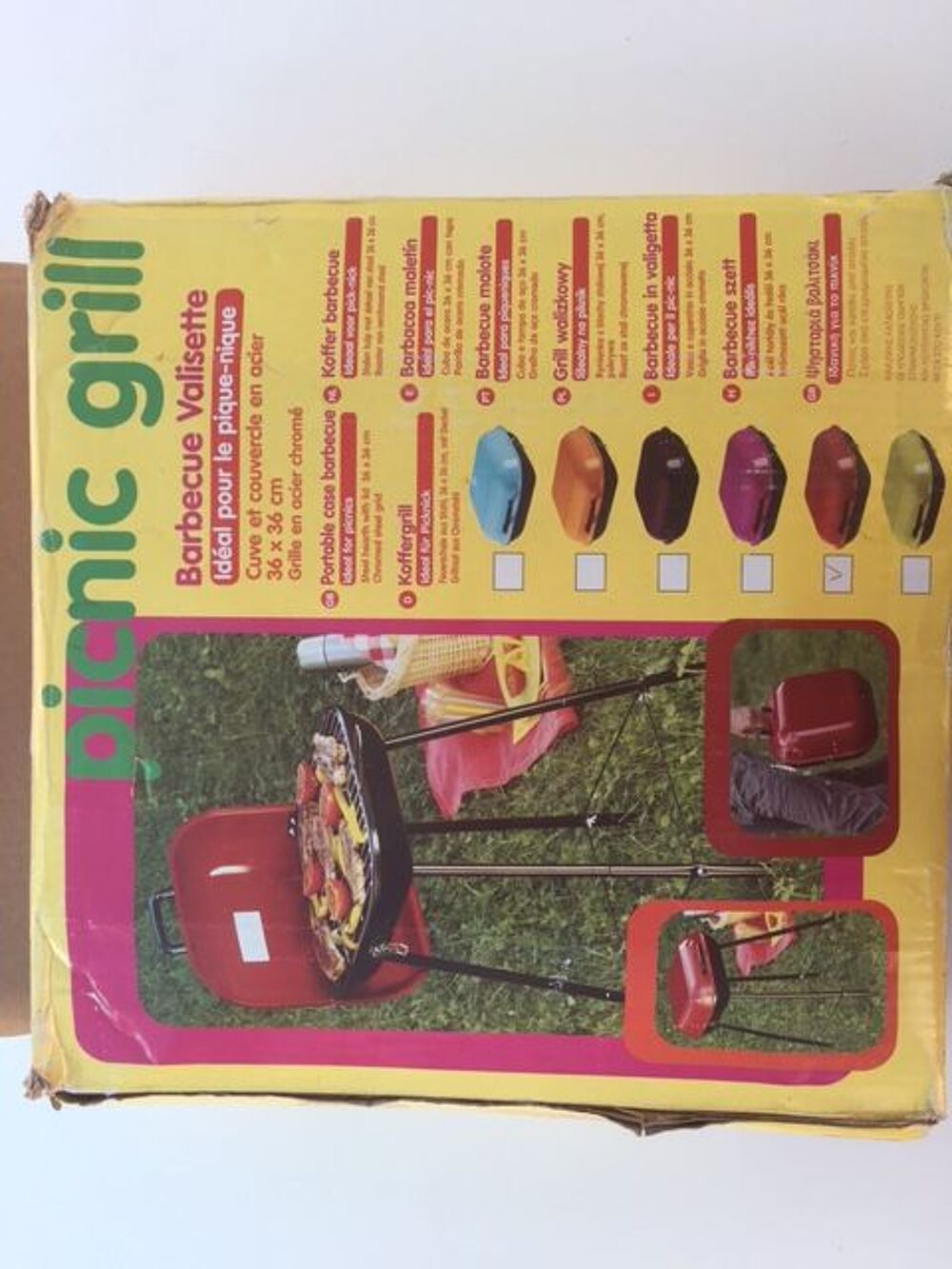 Barbecue &agrave; charbon portable Jardin