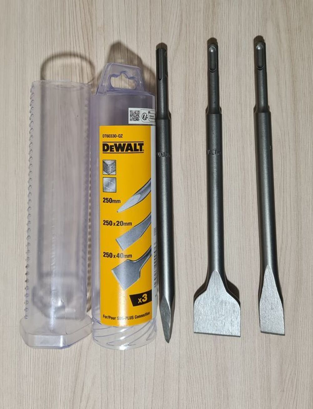 Jeu burin dewalt 3 pi&egrave;ces Bricolage