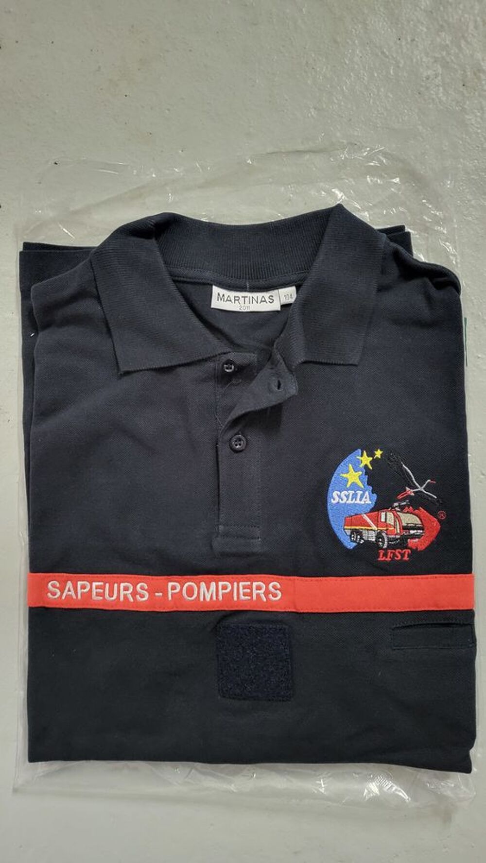 Polo manche courte pompier Vêtements