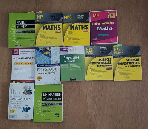Livres prpa cpge mpsi mp ptsi pt tpc psi pcsi 10 Saint-Di-des-Vosges (88)