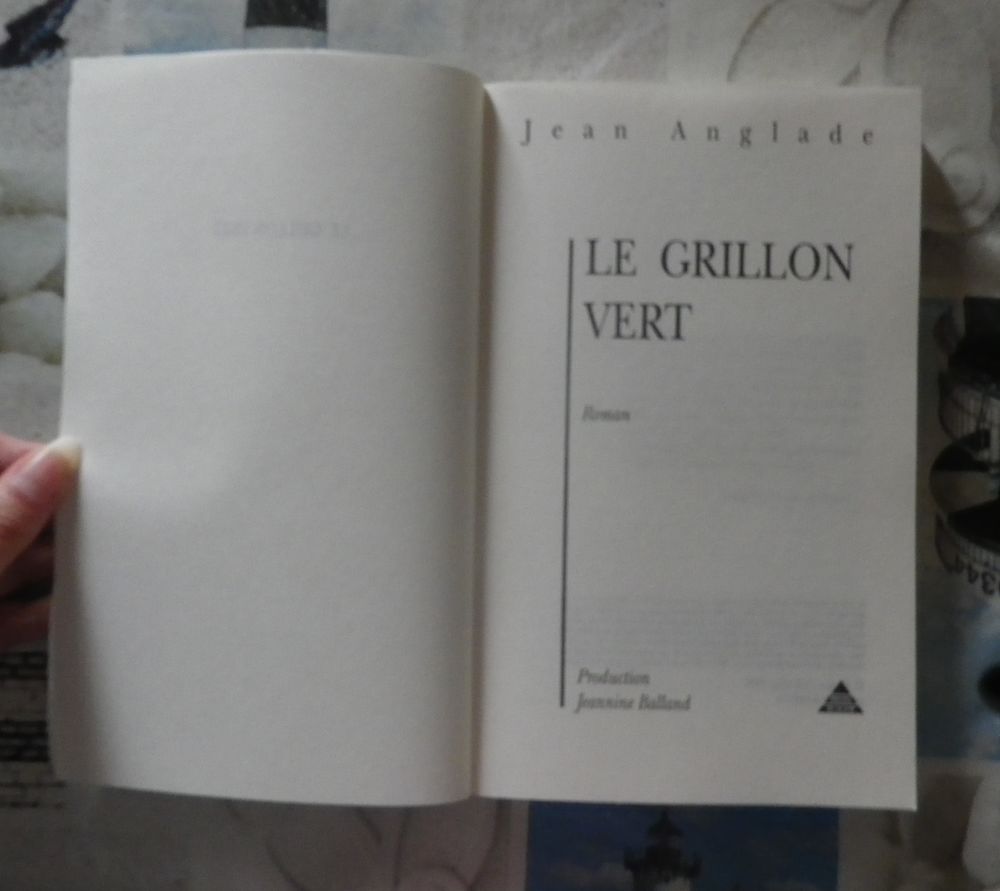 LE GRILLON VERT de Jean ANGLADE Ed. Presses de la Cit&eacute; Livres et BD