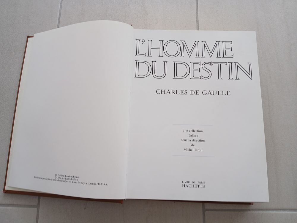 L'HOMME DU DESTIN Charles de Gaulle Livres et BD