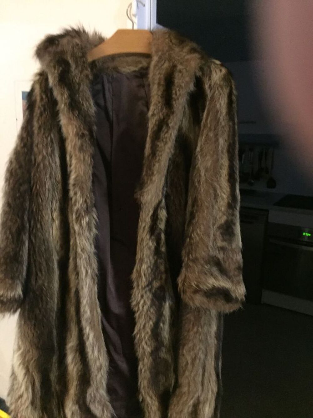 manteau de fourrure renard et cuir Vêtements