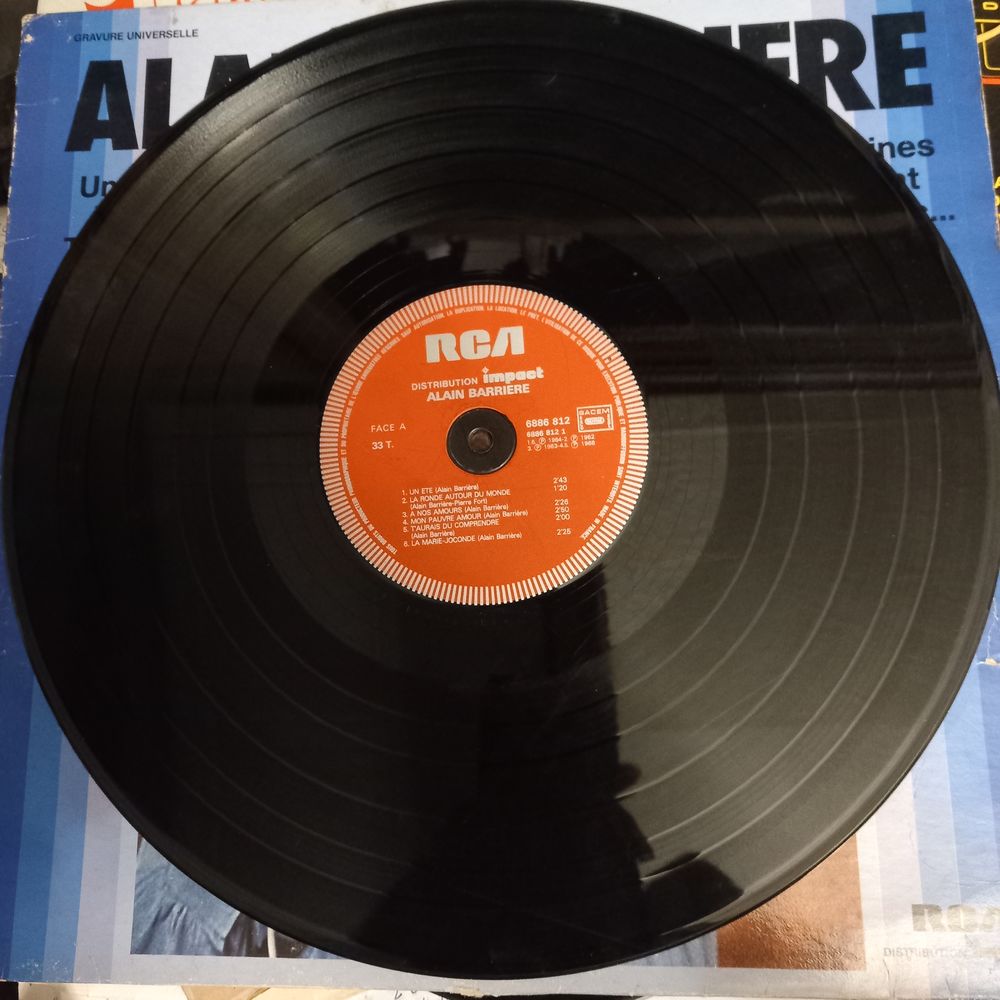 ALAIN BARRIERE / 3 X DISQUES VYNIL 33 TOURS / CD et vinyles