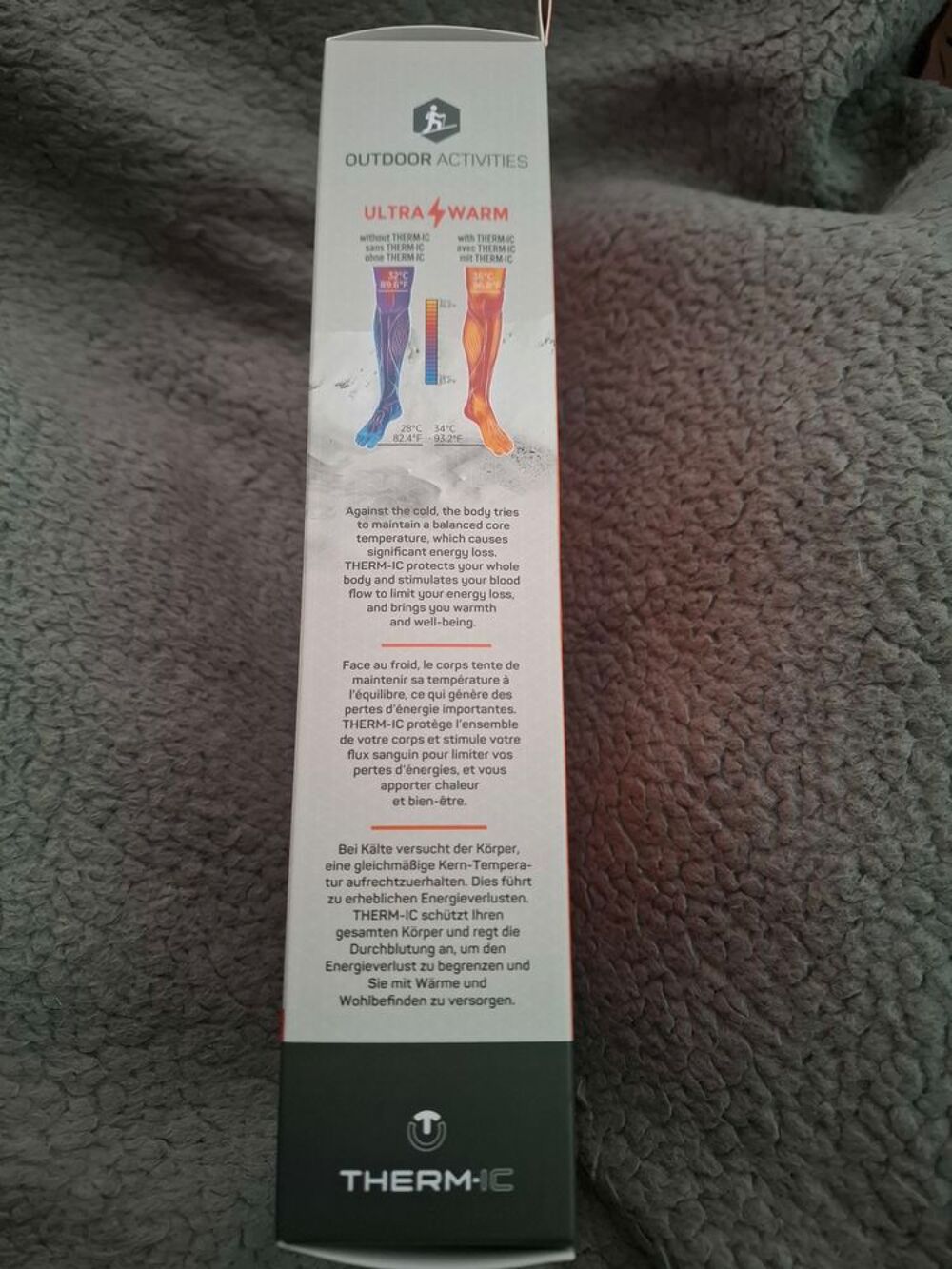 Therm-ic Powersocks Heat Fusion Outdoor + S-Pack 1400B Sports