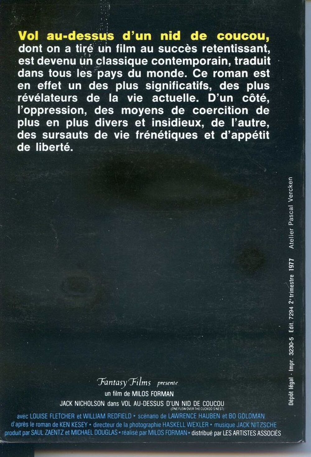 Vol au-dessus d'un nid de coucou - Ken Kesey, Livres et BD