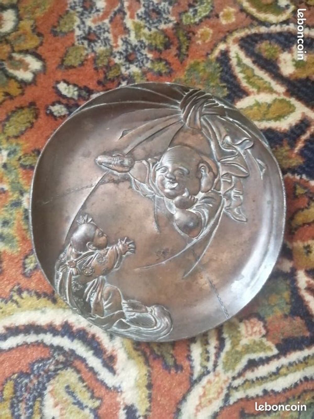 petite soucoupe japonaise japon boudha bronze japonais asie Décoration