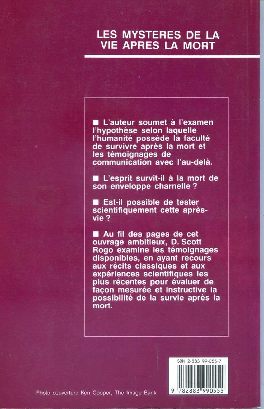 Mysteres de la vie apres la mort Livres et BD