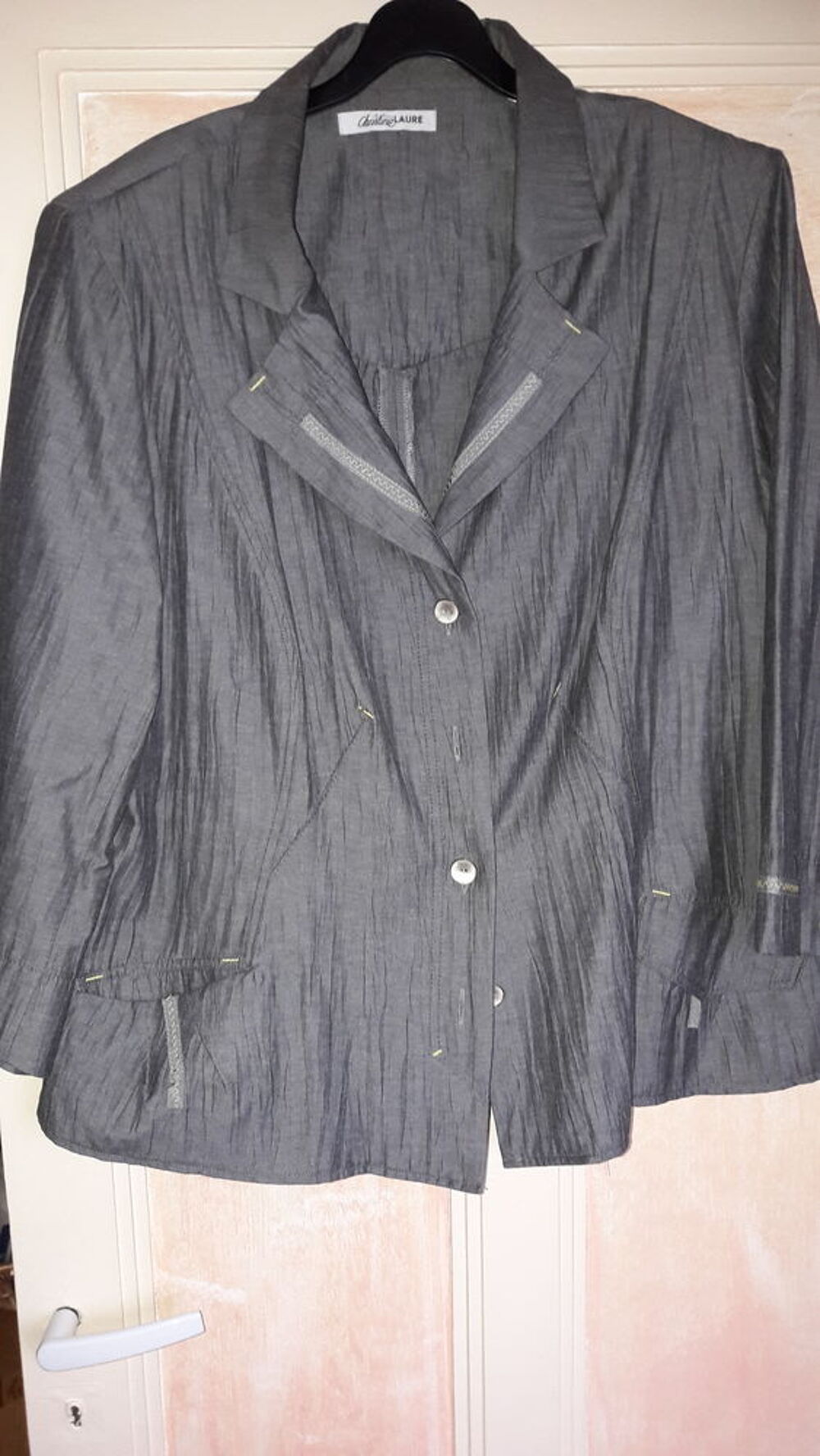 Veste femme T48 gris Christine Laure Vêtements