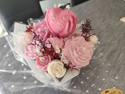 bouquet de fleurs �ternel en cire  de soja 0 Castelnau-d'Estr�tefonds (31)