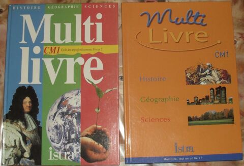 2 Multi livres Histoire G�ographie Sciences niveau CM Istra 18 Montreuil (93)