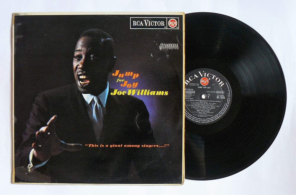 LP Joe WILLIAMS : Jump for joy - RCA Victor SF-7578 - U.K. CD et vinyles