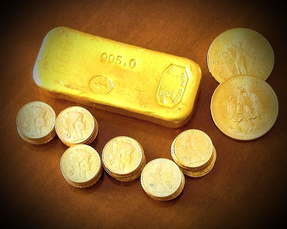 Pi&egrave;ces, lingots, monnaies, bijoux 