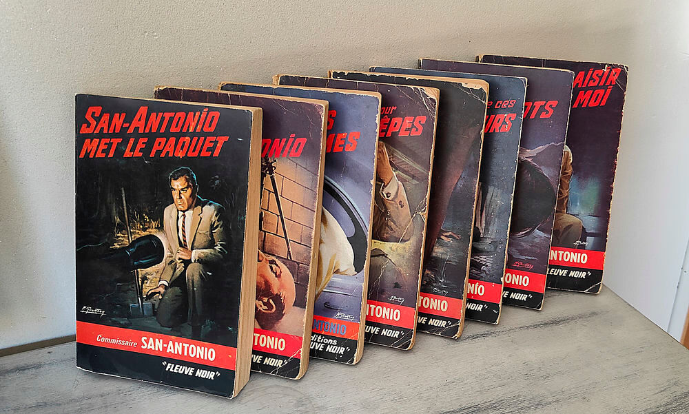 8 Livres 'San Antonio' - Ancienne &Eacute;dition
Livres et BD