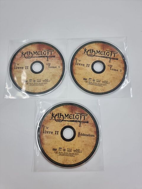 Film DVD Kaamelott : livre 2 tome 1, 2 et Addendum 1 Vulbens (74)