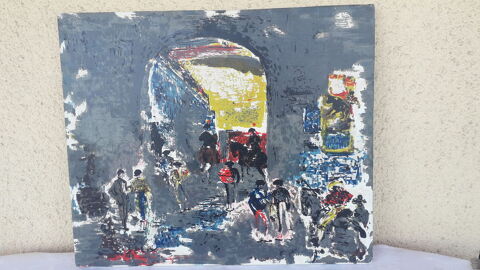 Huile sur canevas : entrée dans l'arêne
85 Salon-de-Provence (13)