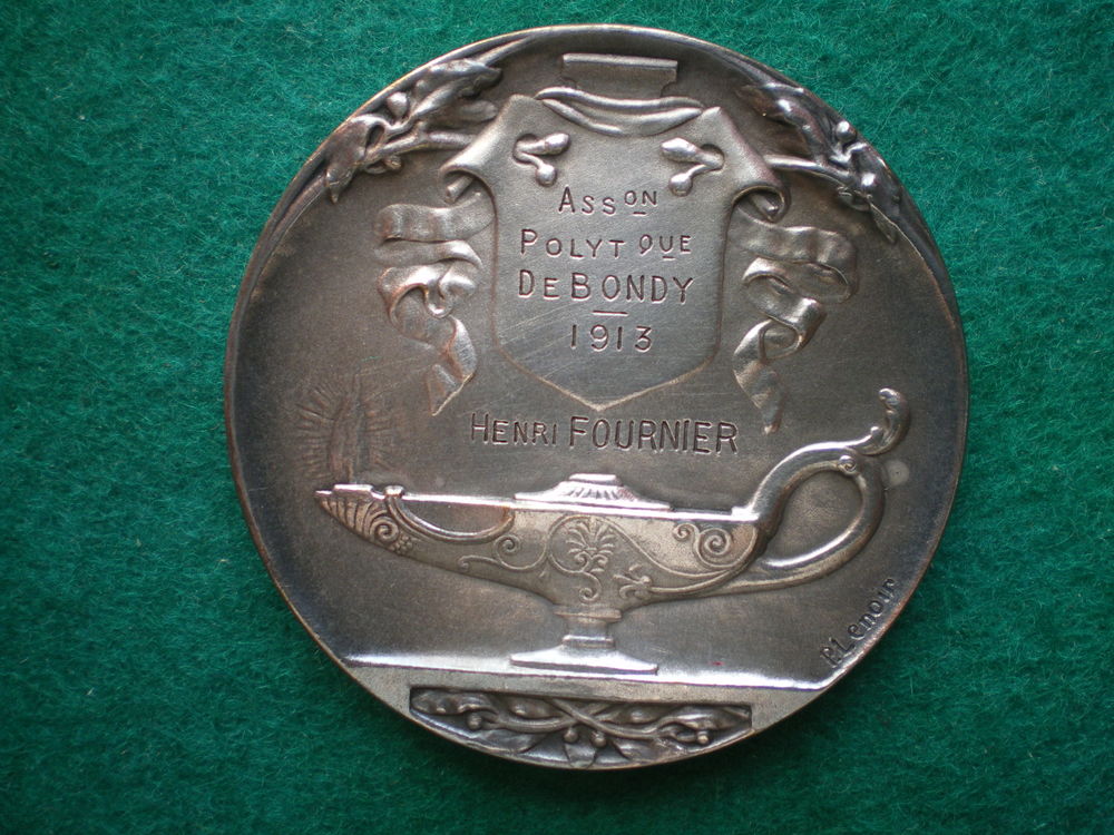 M&eacute;daille de l'Association Polytechnique de Bondy 1913. 