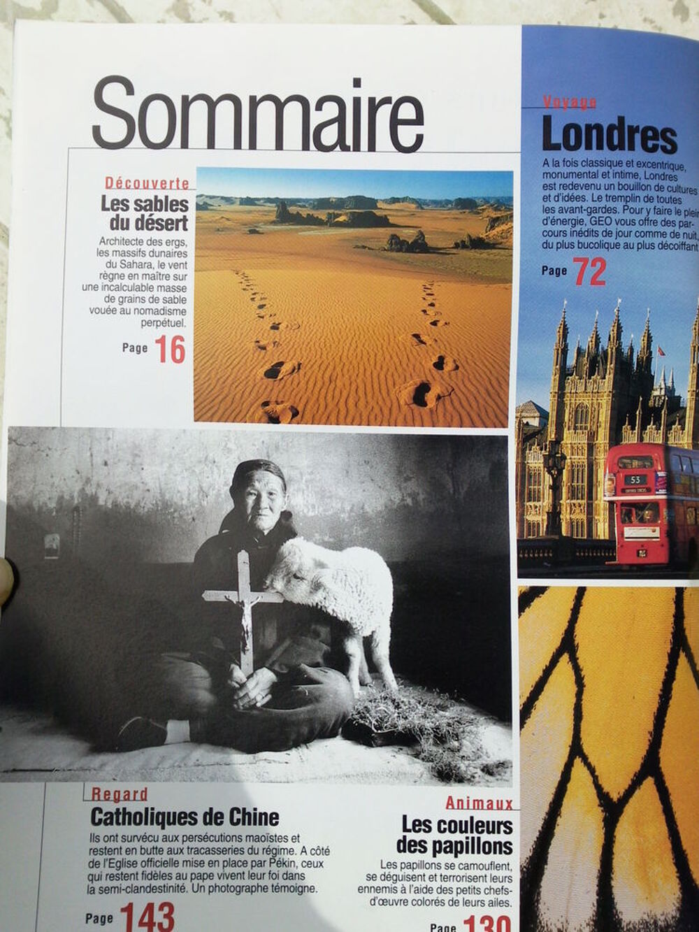 GEO N&deg;214 D&eacute;cembre 96 Londres Livres et BD
