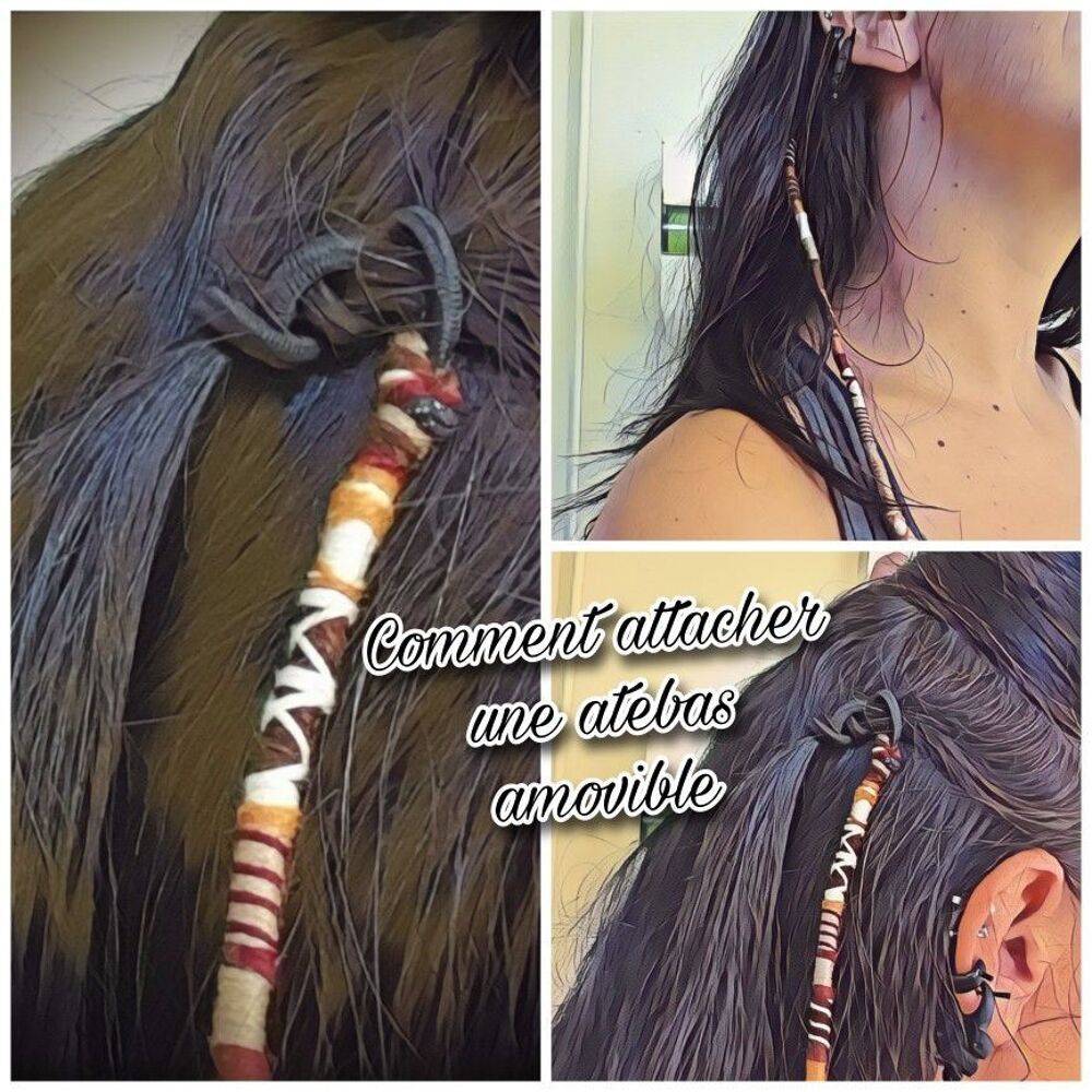 Atebas amovible ou sur cheveux Bijoux et montres