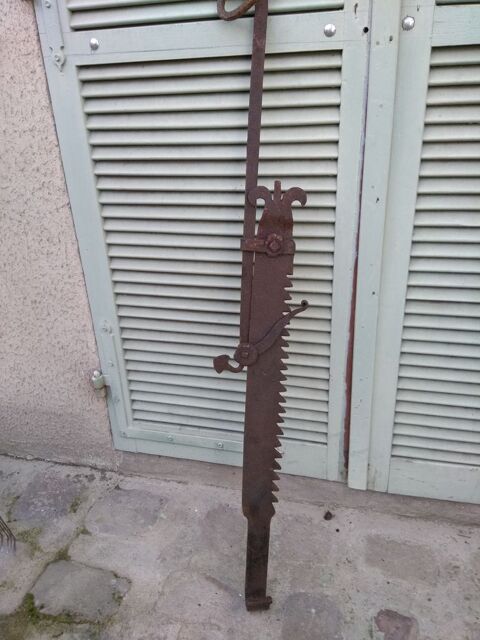 grande cremaillere ancienne de cheminee 30 Bondy (93)