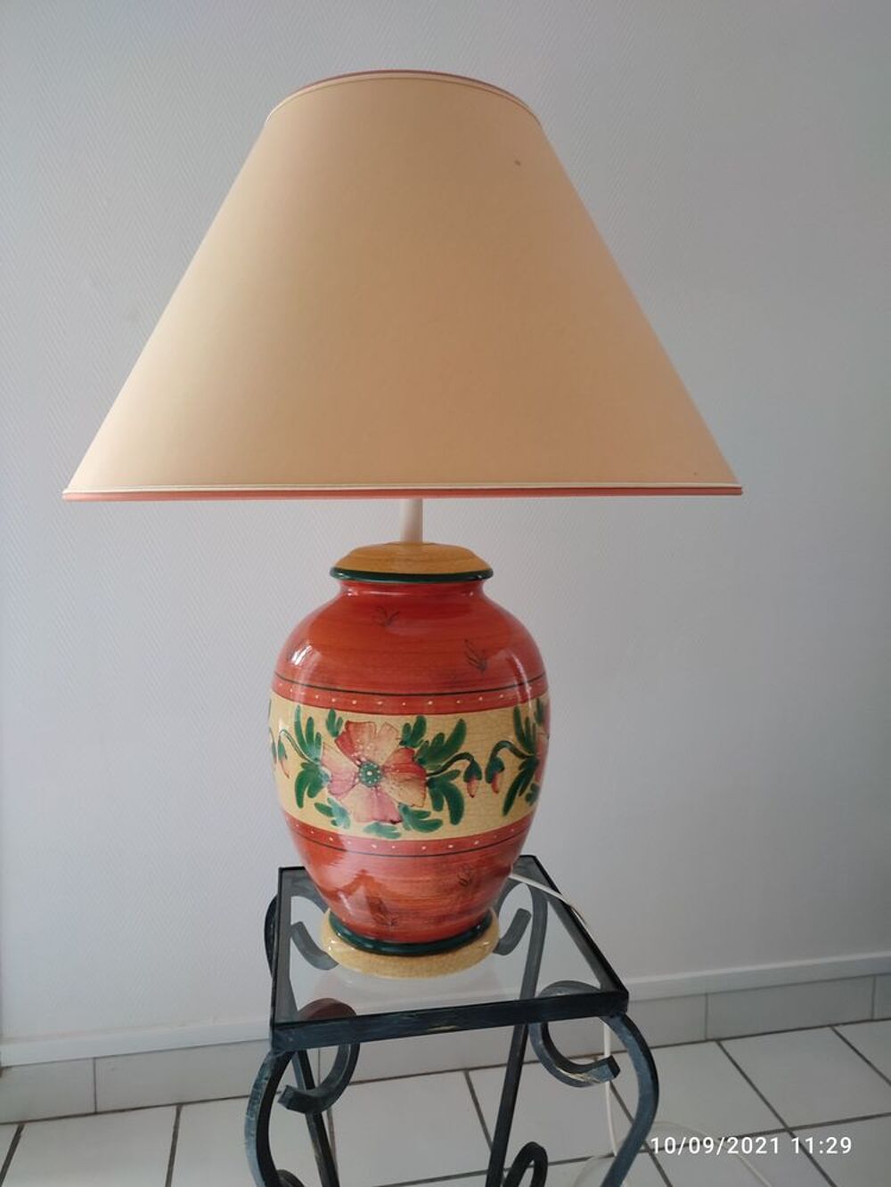 2 Pieds de lampe + Abats-jour Décoration