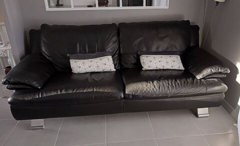 Canap� cuir 3/4 places 530 Sall�les-d'Aude (11)
