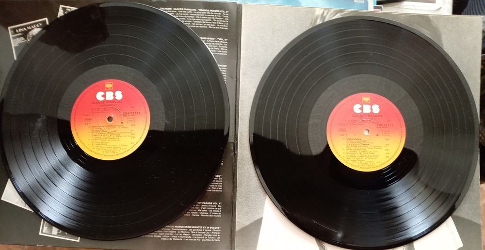 CLAUDE FRANCOIS / 3 X DISQUES VYNIL 33 TOURS CD et vinyles
