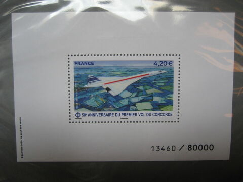 Bloc numrot timbre poste arienne   Concorde   , neuf
15 Reims (51)