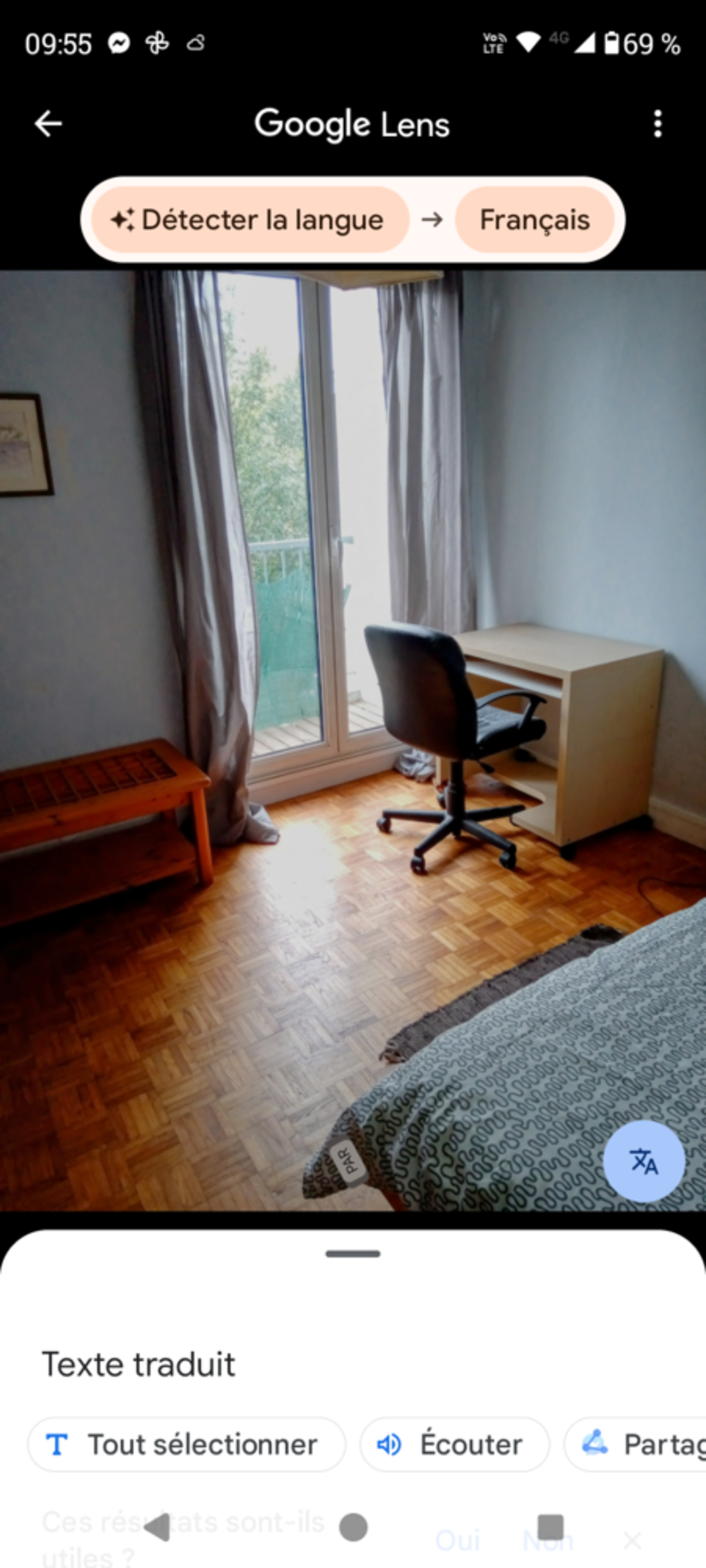 Location Chambre Chambre meublée chez l'habitant,12 M2 avec balcon Rennes