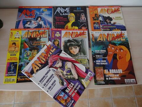 Magazines Animeland  l'unit,Manga,Otaku,Anims,collection 1 Saint-Ambroix (30)