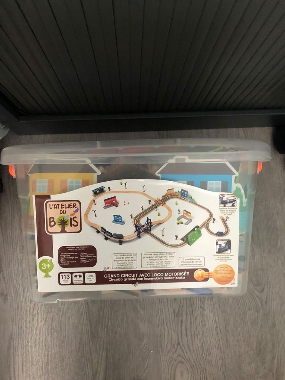 circuit de train en bois Jeux / jouets