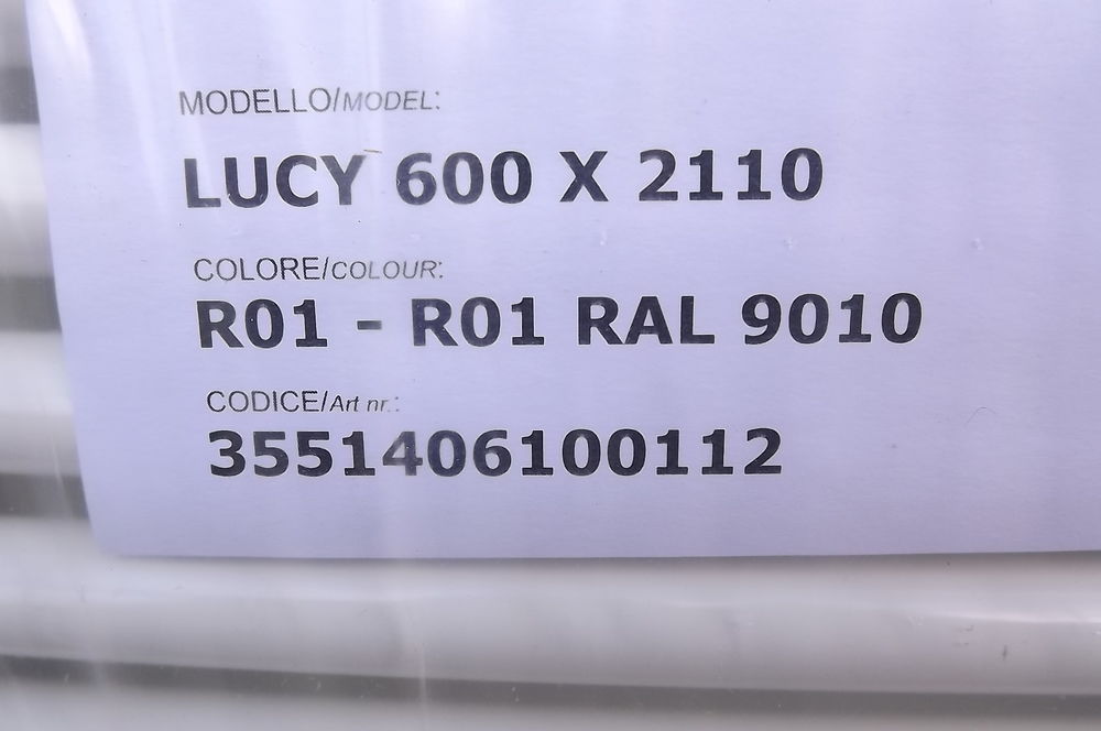 Radiateur Eau chaude Cordivari Lucy 211 par 60 cm Electroménager