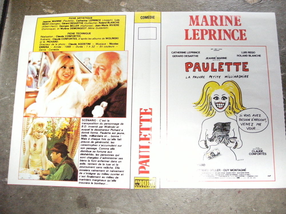Film : " Paulette la pauvre petite milliardaire " DVD et blu-ray